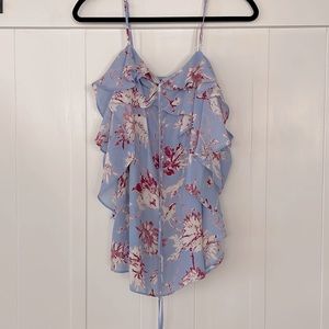 Floral off shoulder blouse